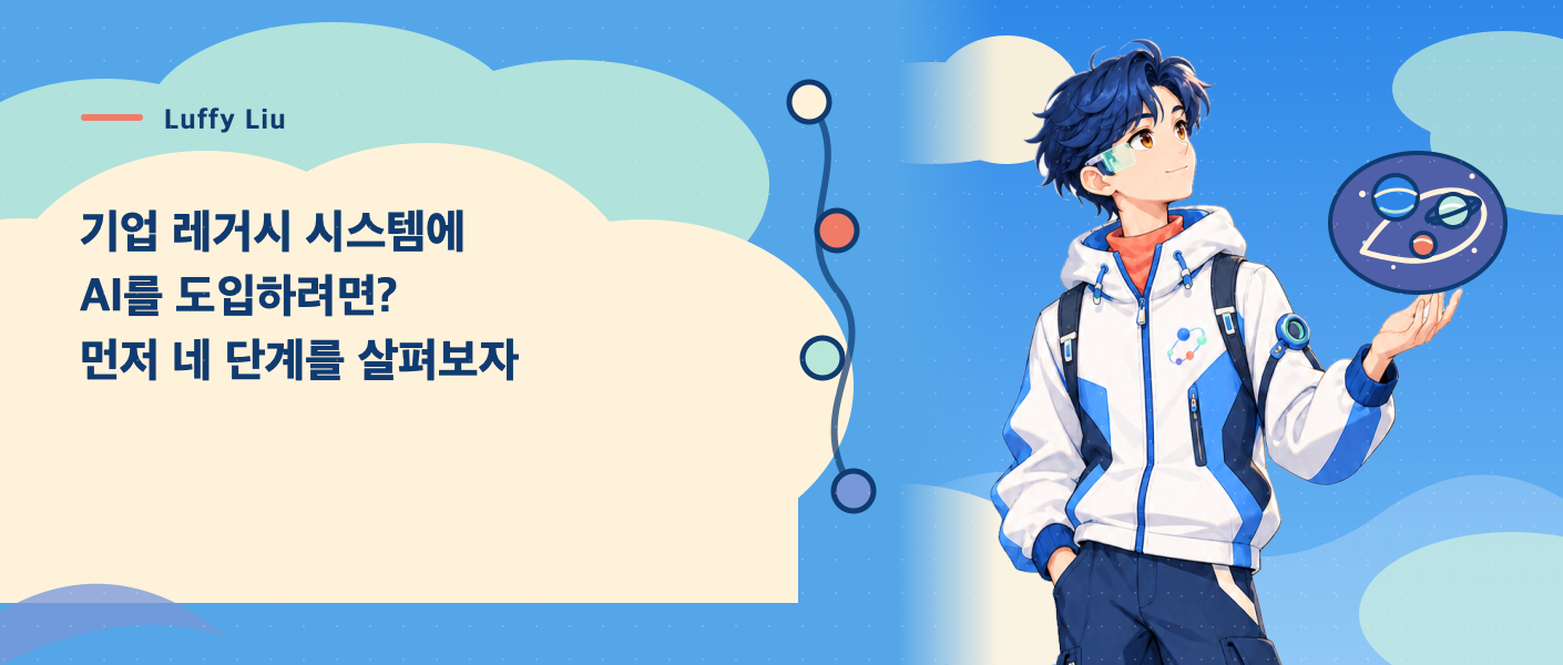 기업 레거시 시스템에 AI를 도입하는 네 단계